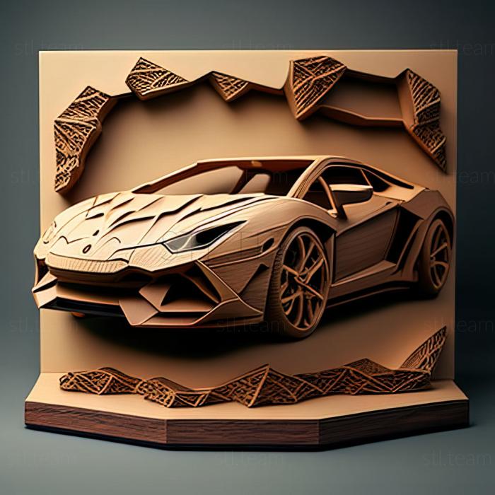 3D model Lamborghini 291 (STL)